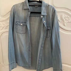 JCrew Chambray Top